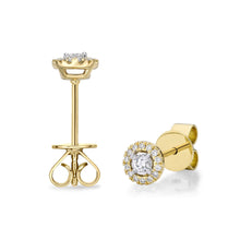 Load image into Gallery viewer, FESUR05_00 Stack'em Up Diamond Studs Earrings
