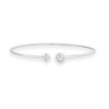 Load image into Gallery viewer, FGBQ302_00 Diamond Bouquets Flexi Bangle
