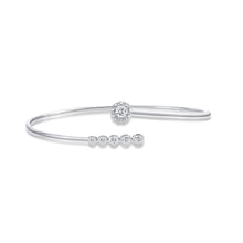 Load image into Gallery viewer, FGBQ303_00 Diamond Bouquets Flexi Bangle
