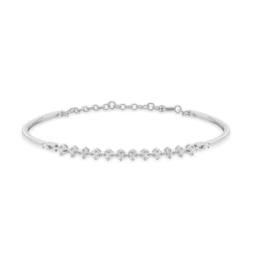 FGFD410_00 My First Diamond Oval Bangle