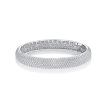Load image into Gallery viewer, ZGPV103_00 Pave Oval Bangle Mounting
