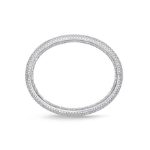 Load image into Gallery viewer, ZGPV103_00 Pave Oval Bangle Mounting
