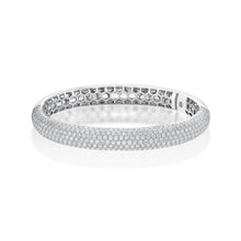 Load image into Gallery viewer, FGPV104_00 Pave Diamond Oval Bangle
