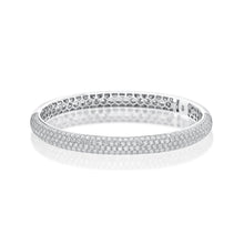 Load image into Gallery viewer, FGPV108_00 Pave Diamond Oval Bangle
