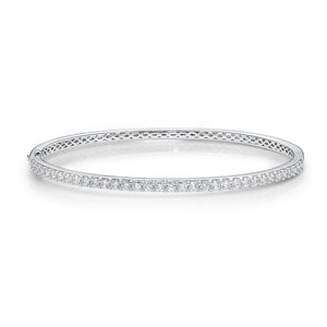 FGSP103_00 Shared Prong Diamond Oval Bangle