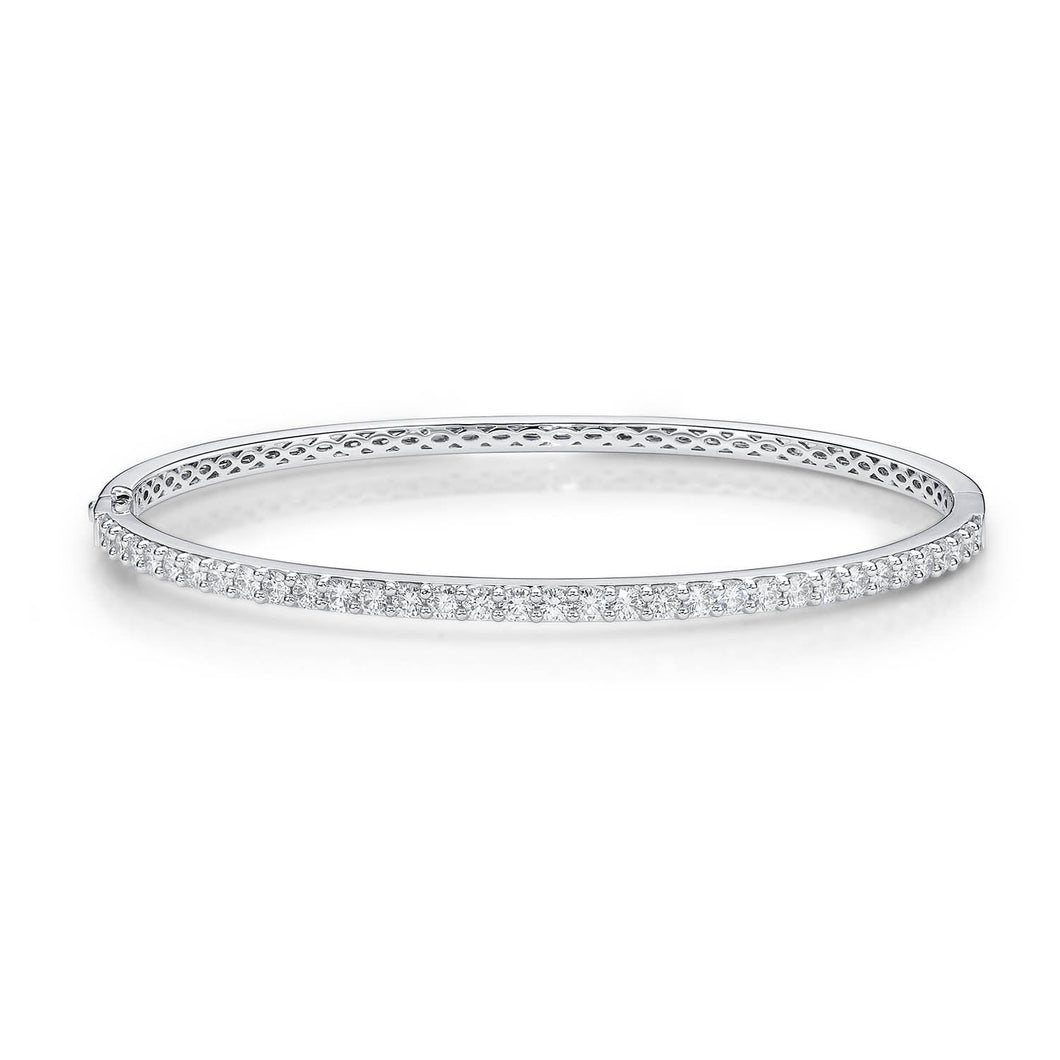 FGSP103_00 Shared Prong Diamond Oval Bangle