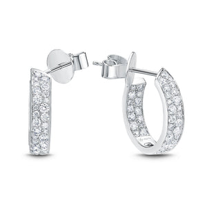 FHES101_00 Eternal Star Diamond Hoops