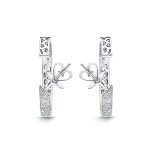 FHES103_00 Eternal Star Diamond Hoops