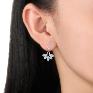 FJBF103_00 Fancy Brilliant Diamond Jacket Earrings