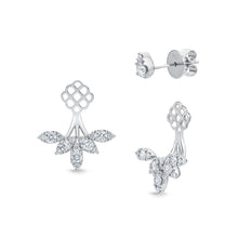 Load image into Gallery viewer, FJBF104_00 Fancy Brilliant Diamond Jacket Earrings
