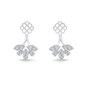 FJBF903_00 Fancy Brilliant Diamond Jacket Earrings