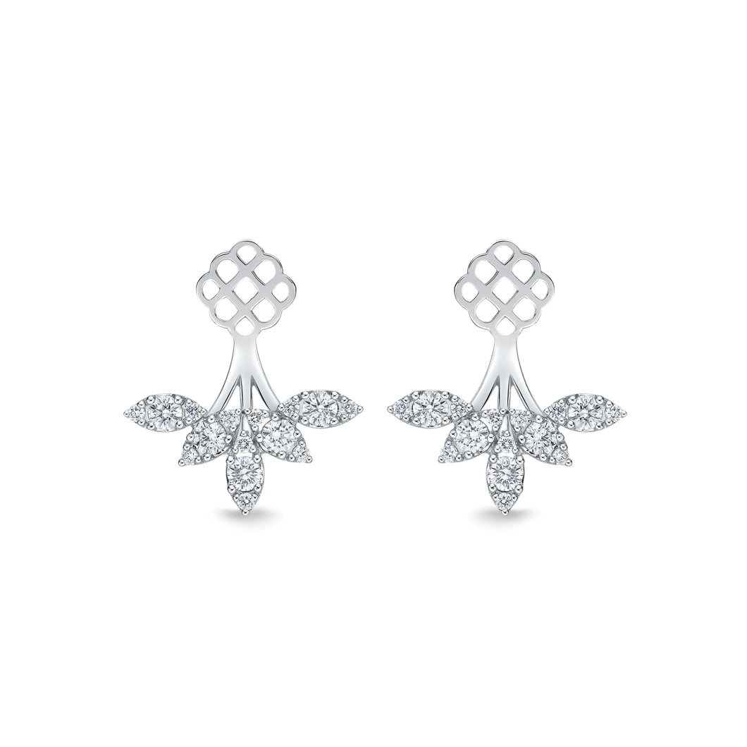 FJBF904_00 Fancy Brilliant Diamond Jacket Earrings