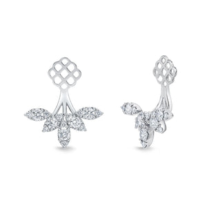 FJBF904_00 Fancy Brilliant Diamond Jacket Earrings