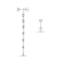 Load image into Gallery viewer, FJDD238_00 Diamond Line Dangling Earrings
