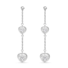 Load image into Gallery viewer, FJFD102_00 My First Diamond Illusion-setting Earrings
