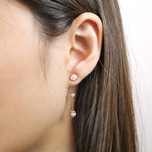 Load image into Gallery viewer, FJFD102_00 My First Diamond Illusion-setting Earrings
