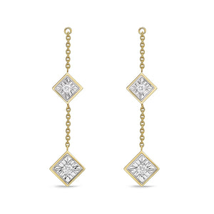 FJFD104_00 My First Diamond Illusion-setting Earrings