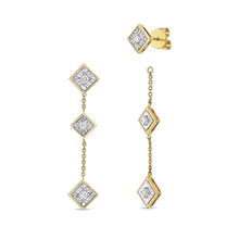 Load image into Gallery viewer, FJFD104_00 My First Diamond Illusion-setting Earrings
