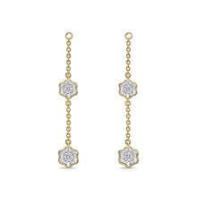 Load image into Gallery viewer, FJFD105_00 My First Diamond Illusion-setting Earrings
