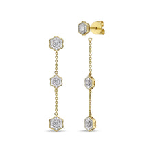 Load image into Gallery viewer, FJFD105_00 My First Diamond Illusion-setting Earrings
