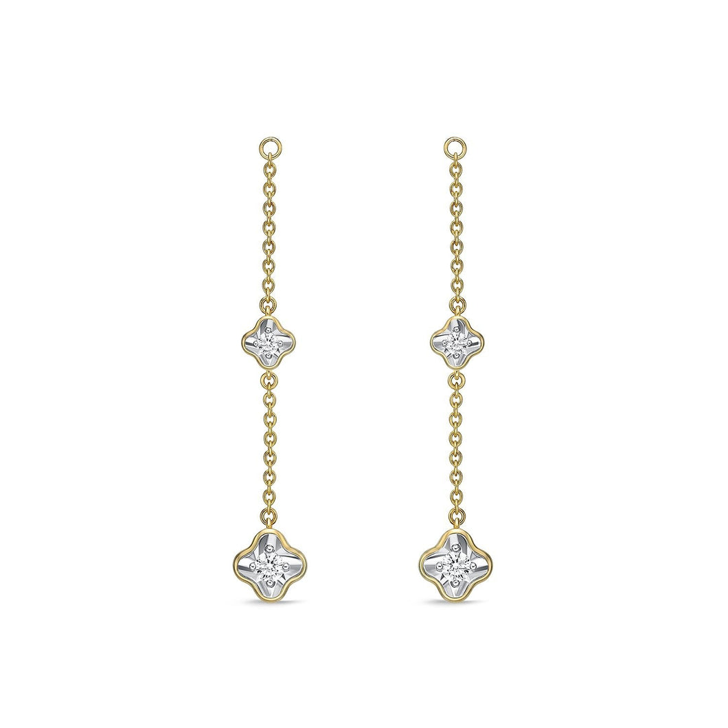 FJFD106_00 My First Diamond Illusion-setting Earrings