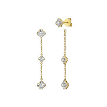 Load image into Gallery viewer, FJFD106_00 My First Diamond Illusion-setting Earrings
