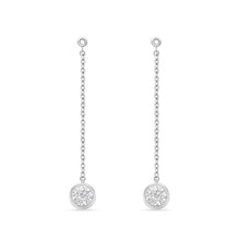 Load image into Gallery viewer, FJFD107_00 My First Diamond Illusion-setting Earrings
