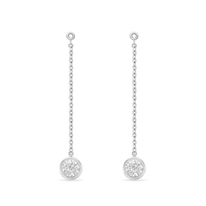 FJFD107_00 My First Diamond Illusion-setting Earrings