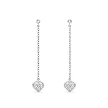 Load image into Gallery viewer, FJFD108_00 My First Diamond Illusion-setting Earrings
