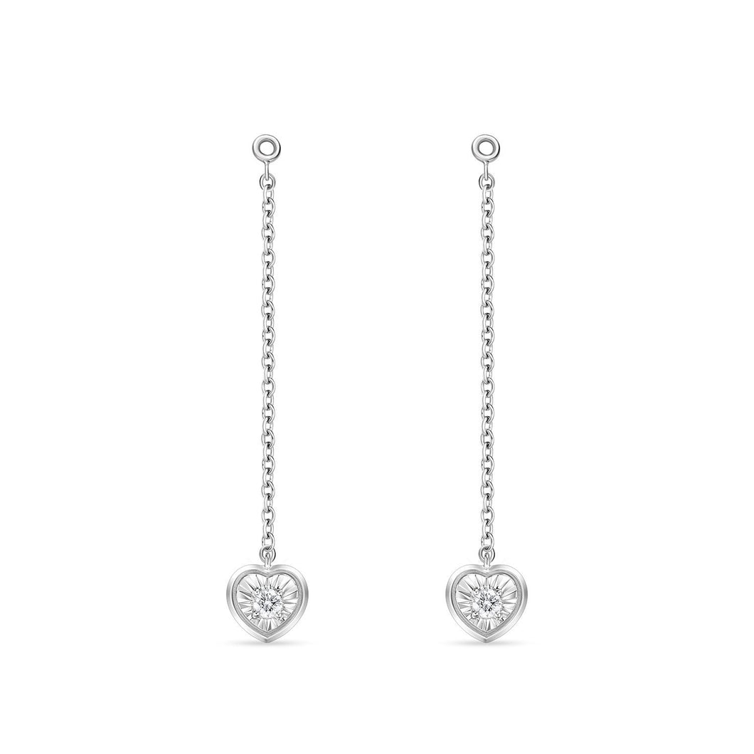 FJFD108_00 My First Diamond Illusion-setting Earrings