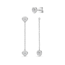 Load image into Gallery viewer, FJFD108_00 My First Diamond Illusion-setting Earrings
