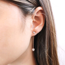 Load image into Gallery viewer, FJFD108_00 My First Diamond Illusion-setting Earrings
