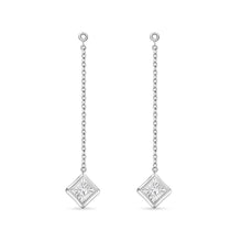 Load image into Gallery viewer, FJFD110_00 My First Diamond Illusion-setting Earrings
