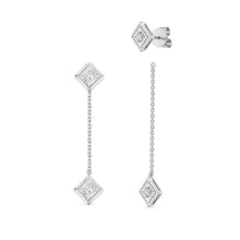 Load image into Gallery viewer, FJFD110_00 My First Diamond Illusion-setting Earrings
