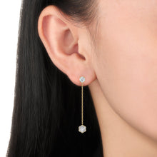 Load image into Gallery viewer, FJFD111_00 My First Diamond Illusion-setting Earrings
