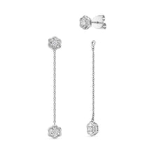 Load image into Gallery viewer, FJFD111_00 My First Diamond Illusion-setting Earrings
