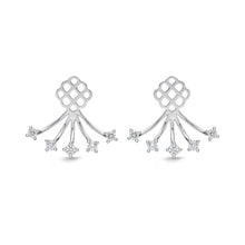 Load image into Gallery viewer, FJJE101_00 Jazz Me Diamond Jacket Earrings
