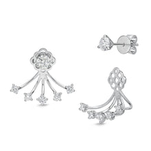 Load image into Gallery viewer, FJJE101_00 Jazz Me Diamond Jacket Earrings
