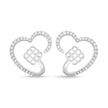 Load image into Gallery viewer, FJJE107_00 Jazz Me Diamond Jacket Earrings
