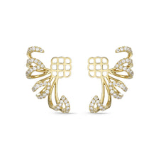 Load image into Gallery viewer, FJJE109_00 Jazz Me Diamond Jacket Earrings
