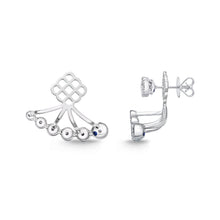 Load image into Gallery viewer, FJTU108_00 Toujours Diamond Jacket Earrings
