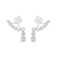 Load image into Gallery viewer, FJTU109_00 Toujours Diamond Jacket Earrings
