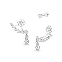 Load image into Gallery viewer, FJTU109_00 Toujours Diamond Jacket Earrings
