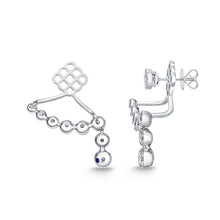 Load image into Gallery viewer, FJTU109_00 Toujours Diamond Jacket Earrings
