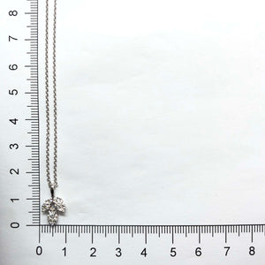 FNBF101_00 Fancy Brilliant Diamond Illusion-setting Necklace