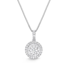 Load image into Gallery viewer, FNBQ149_00 Diamond Bouquets Fashion Necklace
