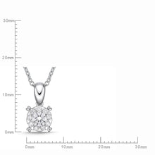 Load image into Gallery viewer, FNBQ172_00 Diamond Bouquets Fashion Necklace
