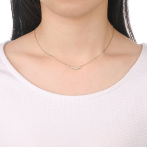 FNBZ102_00 Bezel Fashion Necklace