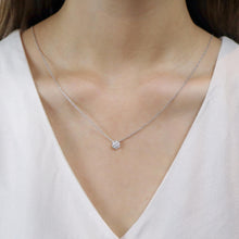 Load image into Gallery viewer, FNCU158_00 Cluster Illusion-setting Necklace
