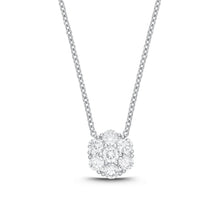 Load image into Gallery viewer, FNCU159_00 Cluster Illusion-setting Necklace
